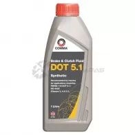 Тормозная жидкость DOT 5.1 - 1 л COMMA BF51L Ford C-Max 1 (CB3, DM2) Минивэн 2.0 Duratorq TDCi 136 л.с. 2007 – 2010