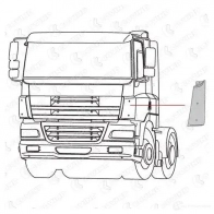Дефлектор воздуха кабины водителя COVIND 1437365050 EZ 96F cf0161 - Изображение 2