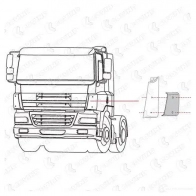 Дефлектор воздуха кабины водителя COVIND cf0165 QTR 8F6J 1437365110 - Изображение 2