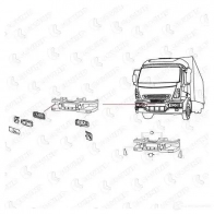 Рамка фары COVIND 5 AW8T35 1437365646 075100 - Изображение 2