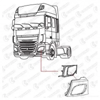 Рамка фары COVIND UMJ 1F58 1437365662 xf6101 - Изображение 2