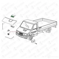 Замок капота COVIND 038137 1437364040 0Y22E9 G - Изображение 2