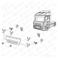 Замок капота COVIND 550137 1437364035 6IQ BJ0F - Изображение 2