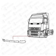 Бампер COVIND 1437364340 2fh92 4ZR DMV1 - Изображение 2