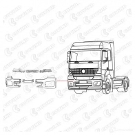Бампер COVIND 1437364858 5 SSZ7E 94074 - Изображение 2
