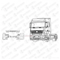 Бампер COVIND 94070 RA FG2B 1437364859 - Изображение 2