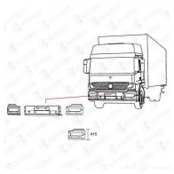 Бампер COVIND 1437364533 D2PX P5 97384 - Изображение 2