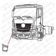 Бампер COVIND 1437364513 3XWXA J 960596 - Изображение 2