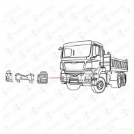 Бампер COVIND tgs85 TA1 KA8 1437364774 - Изображение 2