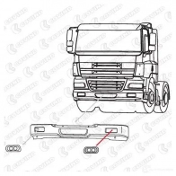 Заглушка бампера COVIND 1437365920 0QE9C B cf097 - Изображение 2