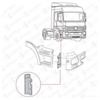 Крышка подножки COVIND 194CT 6P 1437363592 94396 - Изображение 2