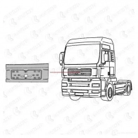 Накладка решетки радиатора COVIND 1437363826 D7QMH P mlx140 - Изображение 2
