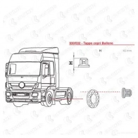 Колпак колеса COVIND B 0V9OT 930032 1437363848 - Изображение 2