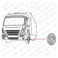 Колпак колеса COVIND 1437363858 095700 ZUQ H5QS - Изображение 2
