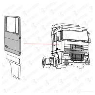 Дверь кабины водителя COVIND xf02 JFS 1SBA 1437364264 - Изображение 2