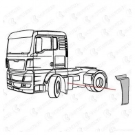 Расширитель арки крыла COVIND 74P 965 tgx207 1437365219 - Изображение 2