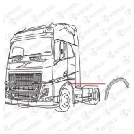 Расширитель арки крыла COVIND 1437365223 NG6J7 V 4fh203 - Изображение 2