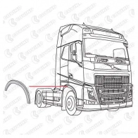 Расширитель арки крыла COVIND 4fh202 B 6P23 1437365222 - Изображение 2