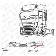 Рамка фары COVIND 1437365157 xf695 UYQ JJ - Изображение 2