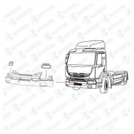Рамка фары COVIND 1437365175 B WVBO9 mdl137 - Изображение 2
