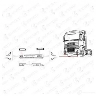 Кронштейн крепления противотуманной фары, птф COVIND xf0102 1437365628 7I 3ZU2 - Изображение 2
