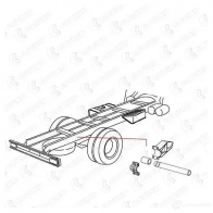 Кронштейн крепления крыла COVIND 1437916863 KJSJH KJ xf0519 - Изображение 2