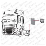 Кронштейн крепления крыла COVIND 1437916880 KF E4S xf5510 - Изображение 2