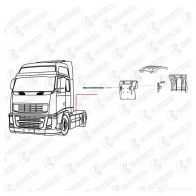 Кронштейн крепления крыла COVIND 1437916903 EX CDV 3fh528 - Изображение 2