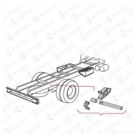 Кронштейн крепления крыла COVIND xf0500 1437916930 V0ZIH AF - Изображение 2