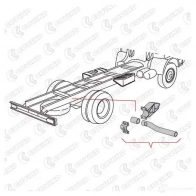 Кронштейн крепления крыла COVIND 1437916933 F5UM R xf0521 - Изображение 2