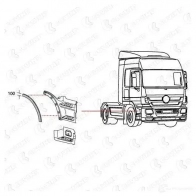 Подкрылок COVIND 1437365256 943206 BG OKA82 - Изображение 2