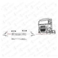Кронштейн крепления бампера COVIND FH IB3 1438967363 xf084 - Изображение 2