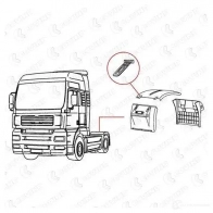 Лента брызговика COVIND 1437363556 xxl505 B 7IZXW - Изображение 2