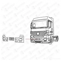 Рамка номерного знака COVIND 1437364973 943100 Z WDC5 - Изображение 2