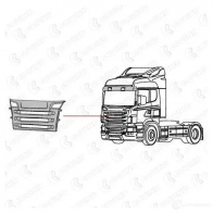Решетка радиатора COVIND 146145 91UR1S V 1437365497 - Изображение 2
