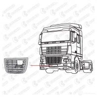 Решетка радиатора COVIND 1437365485 O3R6 FJ xf5150 - Изображение 2