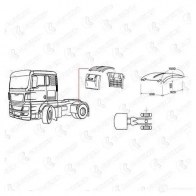 Крыло COVIND 1437365531 2 TBR295 tgx520 - Изображение 2