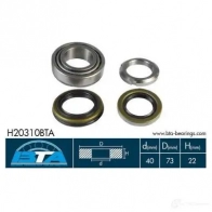 Подшипник ступицы колеса, комплект BTA R6GJ RZ 3862649 5900427485631 h20310bta
