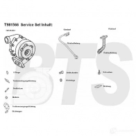 Турбина BTS TURBO t981556 4250280985559 WQ0Y 2R 1622710 - Изображение 2