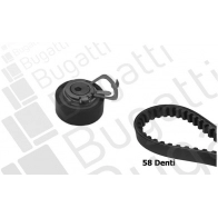 Комплект ремня ГРМ BUGATTI Volkswagen Bora (A4, 1J6) 4 Универсал 1.6 FSI 110 л.с. 2002 – 2005 BKCD0222 ZGQT JB