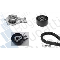 Комплект ремня ГРМ с помпой BUGATTI Ford Fiesta 6 (CB1, CCN) Хэтчбек 1.4 TDCi 70 л.с. 2010 – 2025 V4RG V KBU10013C