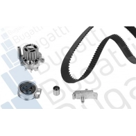 Комплект ремня ГРМ с помпой BUGATTI U5O PT Audi A3 (8L1) 1 Хэтчбек 1.9 Tdi 130 л.с. 2000 – 2003 KBU10380B