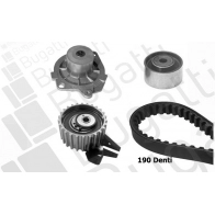 Комплект ремня ГРМ с помпой BUGATTI 383A4X R 1440434567 KBU5013D