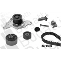 Комплект ремня ГРМ с помпой BUGATTI KBU5115B 1440434579 II TN7L