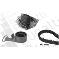 Комплект ремня ГРМ с помпой BUGATTI H4I IT KBU5203A 1440434587