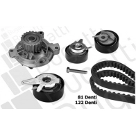 Комплект ремня ГРМ с помпой BUGATTI 061O B6L 1440434655 KBU8713A