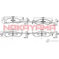 Колодки тормозные дисковые передние, комплект NAKAYAMA WXY6XGK 1425564069 HP8316NY 0 89ANU