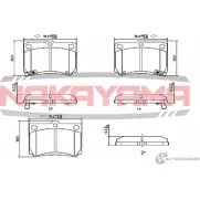 Колодки тормозные задние, дисковые