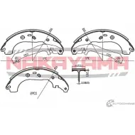 Колодки тормозные барабанные, комплект