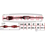 Вал приводной, перед. Правый NAKAYAMA ND1130NY 7ZG 0W MMMZD 1425571336